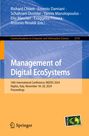 : Management of Digital EcoSystems, Buch