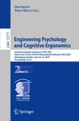 : Engineering Psychology and Cognitive Ergonomics, Buch