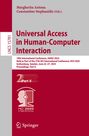 : Universal Access in Human-Computer Interaction, Buch