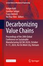 : Decarbonizing Value Chains, Buch