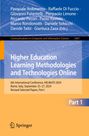 "Higher Education Learning Methodologies and Technologies Online", blau-orange Design, Springer-Logo unten.