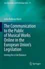 Text und Autor in weiß auf grünem Hintergrund: „The Communication to the Public of Musical Works...“, Springer-Logo unten rechts.