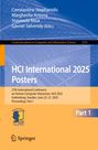 : HCI International 2025 Posters, Buch