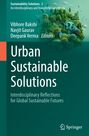 "Urban Sustainable Solutions" in Weiß auf grünem Hintergrund. Links Autoren. Rechte Hälfte zeigt eine grüne Weltkugel.