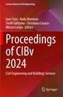 "Proceedings of CIBv 2024" steht in großen weißen Buchstaben auf einem roten Hintergrund mit geometrischen Mustern.