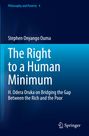 "The Right to a Human Minimum" von Stephen Onyango Ouma. Blauer Hintergrund, Springer-Logo unten rechts.