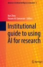 "Advances in Artificial Intelligence in Education 2. Xue Zhou und Hosam Al-Samarraie, Editors. Institutional guide to using AI for research."  
Hintergrund in gelb-orange mit Kreismuster.