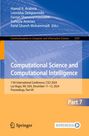 Titel: Computational Science and Computational Intelligence. Konferenzdetails: CSCI 2024, Las Vegas, Dezember 11-13, 2024.