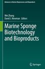 "Marine Sponge Biotechnology and Bioproducts" in großen weißen Buchstaben auf dunkelgrünem Hintergrund, Springer-Logo unten.