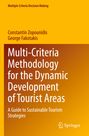 Text: "Multi-Criteria Methodology for the Dynamic Development of Tourist Areas". Autoren: Constantin Zopounidis, George Fakotakis. Hintergrund: Gelb-Orange. Logo unten rechts für Springer.
