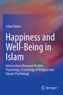 „Happiness and Well-Being in Islam“ von Sálua Omais. Bunter Hintergrund, Springer-Logo unten rechts.