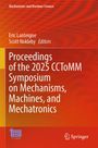 "Proceedings of the 2025 CCTOMM Symposium on Mechanisms, Machines, and Mechatronics"; orange Hintergrund, zwei Logos.