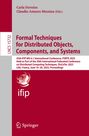 : Formal Techniques for Distributed Objects, Components, and Systems, Buch