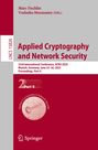 : Applied Cryptography and Network Security, Buch