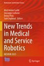 "New Trends in Medical and Service Robotics. MESROB 2025." Rote Buchabdeckung, links unten zwei Logos.