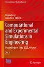 "Computational and Experimental Simulations in Engineering" steht auf einem rot-orangen Cover. Es sind Logos abgebildet.