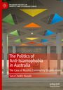 Titel: "The Politics of Anti-Islamophobia in Australia" von Sara Cheikh Husain. Farbige Dreiecke an der Decke, arabische Schrift an der Wand.