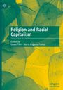 Text: "Religion and Racial Capitalism, Edited by Grace Tien, María Eugenia Funes." Gelber Hintergrund, grüne Blätter.