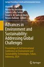 : Advances in Environment and Sustainability: Addressing Global Challenges, Buch