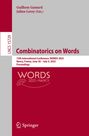 : Combinatorics on Words, Buch