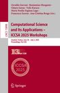 : Computational Science and Its Applications - ICCSA 2025 Workshops, Buch