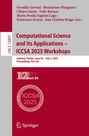 : Computational Science and Its Applications - ICCSA 2025 Workshops, Buch