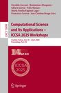 : Computational Science and Its Applications - ICCSA 2025 Workshops, Buch