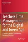 Text: "Teachers Time Management for the Digital and Green Age" von Fabrice Serodes, mit dem Springer-Logo, roter Hintergrund.
