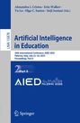 : Artificial Intelligence in Education, Buch