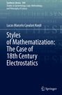 Lucas Marcelo Cavalari Nardi: Styles of Mathematization: The Case of 18th Century Electrostatics, Buch