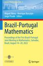 Coimbra Mathematical Texts 4, Brazil-Portugal Mathematics: Konferenzdetails, Logos von Coimbra Universität und Springer.