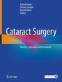 „Cataract Surgery: Practice, Technique and Innovation“ von Ashraf Armia et al., Gestaltung mit Farbwirbeln, Springer-Logo.