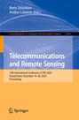 : Telecommunications and Remote Sensing, Buch
