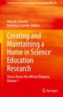Text: "Creating and Maintaining a Home in Science Education Research." Orange-rote Farbverläufe im Hintergrund.