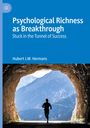 „Psychological Richness as Breakthrough“ von Hubert J.M. Hermans. Silhouette läuft aus einem Tunnel in Berglandschaft.