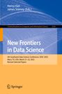 : New Frontiers in Data Science, Buch
