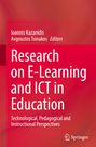 "Research on E-Learning and ICT in Education" in weißer Schrift auf rotem Hintergrund. Unten rechts ist ein Logo.