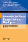 : Interaction and Player Research in Game Development, Buch