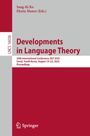 : Developments in Language Theory, Buch