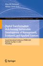 : Digital Transformation in Achieving Sustainable Development of Management, Economic, and Applied Sciences, Buch