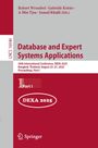 : Database and Expert Systems Applications, Buch