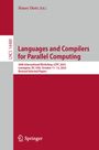 : Languages and Compilers for Parallel Computing, Buch
