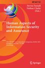 : Human Aspects of Information Security and Assurance, Buch