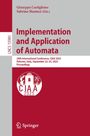 : Implementation and Application of Automata, Buch