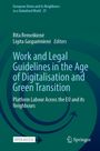 : Work and Legal Guidelines in the Age of Digitalisation and Green Transition, Buch