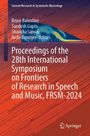 : Proceedings of the 28th International Symposium on Frontiers of Research in Speech and Music, FRSM-2024, Buch