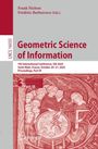 : Geometric Science of Information, Buch