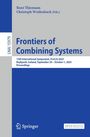 : Frontiers of Combining Systems, Buch
