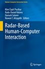 „Radar-Based Human-Computer Interaction“ von Klen Čopič Pucihar und anderen. Blaues, minimalistisches Design mit gelbem Akzent.