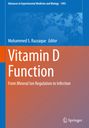 "Vitamin D Function" und mehr, in Weiß und Orange auf Blau-Orange. Autorenname und "Springer" Logo unten rechts.